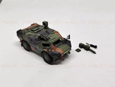 1/72 Fox Light Armored Reconnaissance Vehicle/car Painted Finished Model
